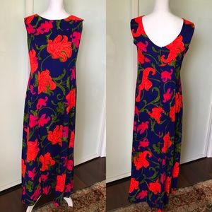Waltah Clark Hawaiian Maxi Dress